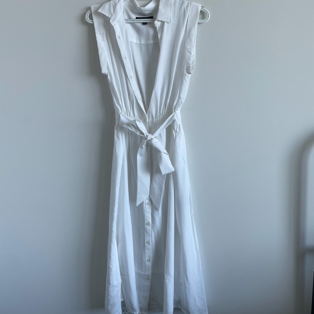 Banana republic white dress